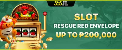 Promotional banner showcasing Slot Rescue red envelope rewards